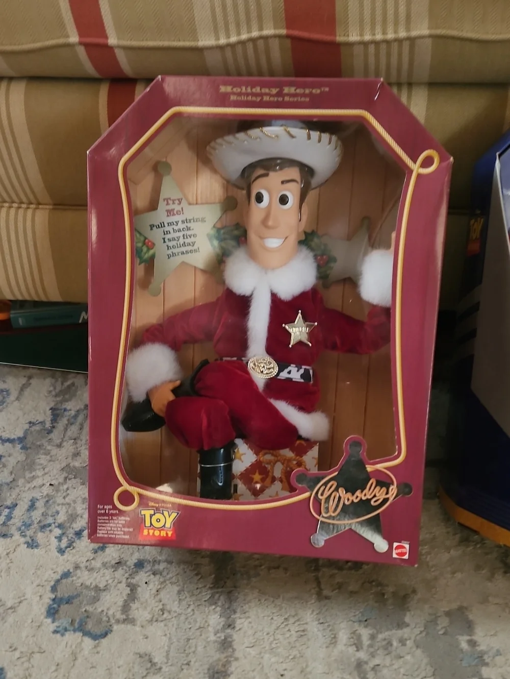 1998 Holiday ..rare..Woody And Buzz Holiday. NIB